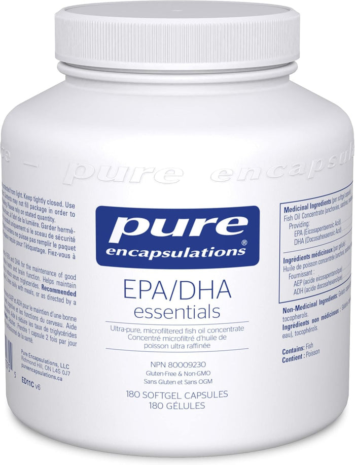 PURE ENCAPSULATIONS EPA/DHA Essentials (180 sgels)