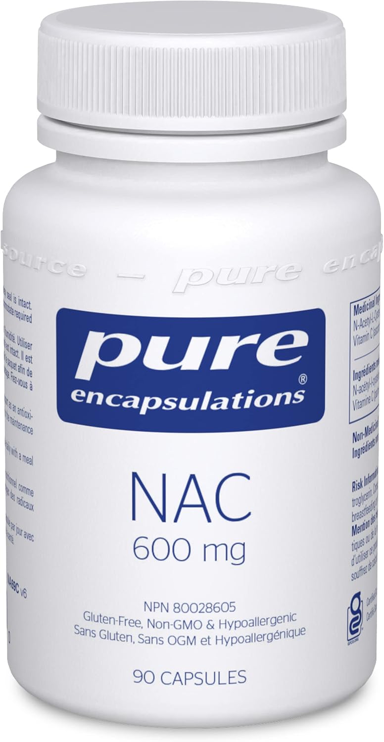 PURE ENCAPSULATIONS NAC (600 mg - 90 caps)