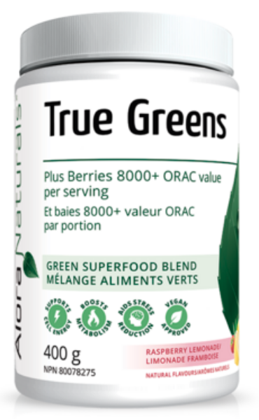 ALORA NATURALS True Greens (Raspberry Lemonade - 400 gr)