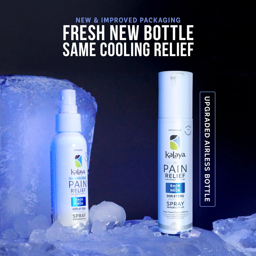 KaLaya Cooling Pain Relief Spray for Back & Neck, Extra Strength (60 ml)