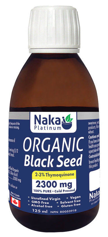 NAKA Platinum Organic Black Seed (2300 mg - 125 ml)