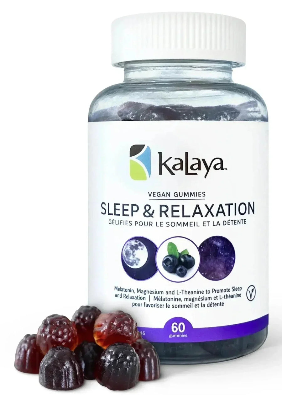 KaLaya Vegan Blueberry Sleep & Relaxation Gummies (60 Gummies)