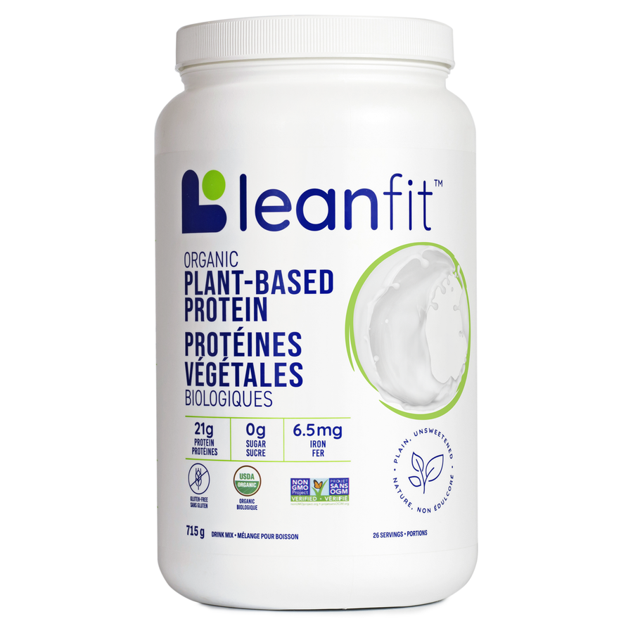LEANFIT Organic Plant-Based Protein (Plain, Unsweetened - 715 gr)