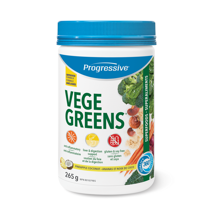PROGRESSIVE VegeGreens (Pinapple Coconut - 265 gr)
