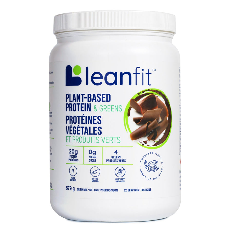 LEANFIT Plant-Based Protein & Greens (Chocolate - 579 gr)