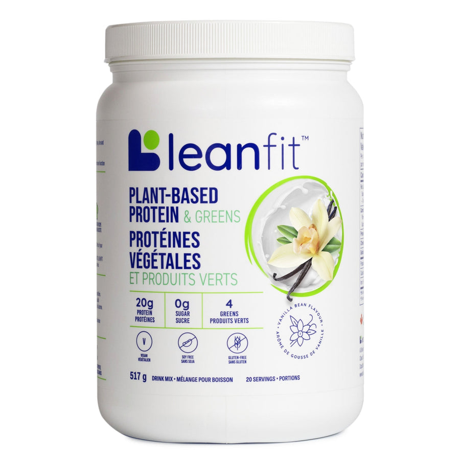LEANFIT Plant-Based Protein & Greens (Vanilla - 517 gr)