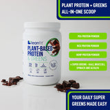 LEANFIT Plant-Based Protein & Greens (Chocolate - 579 gr)