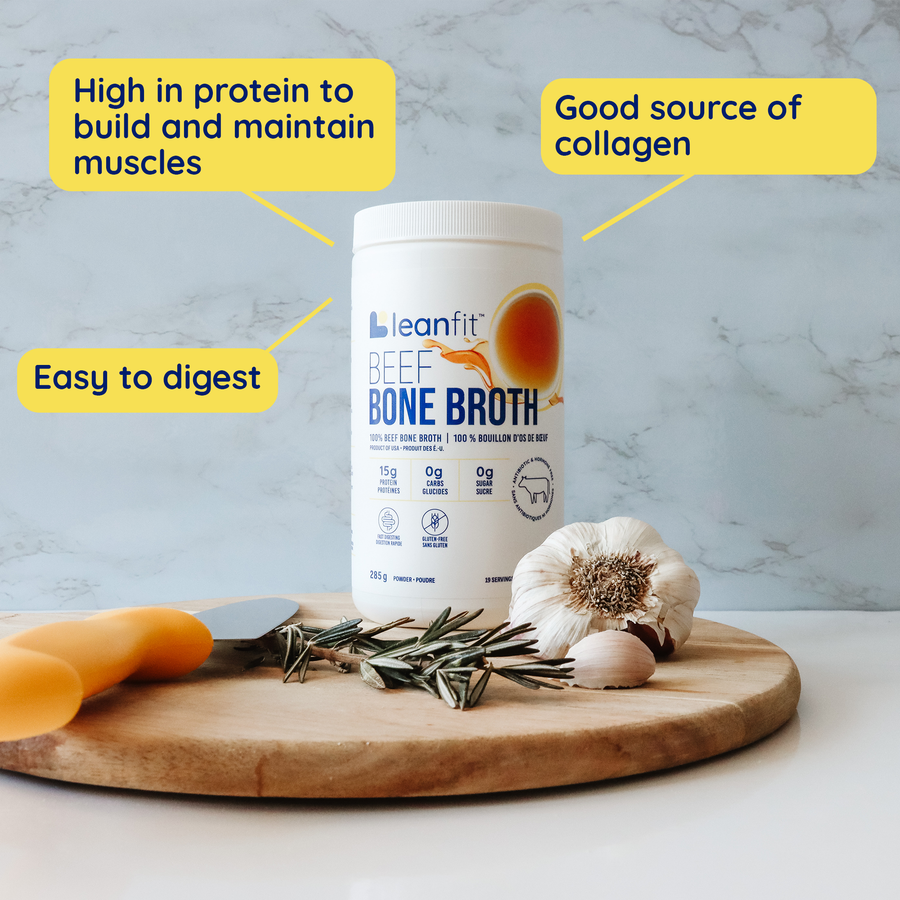 LEANFIT Beef Bone Broth (Powder - 285 gr)