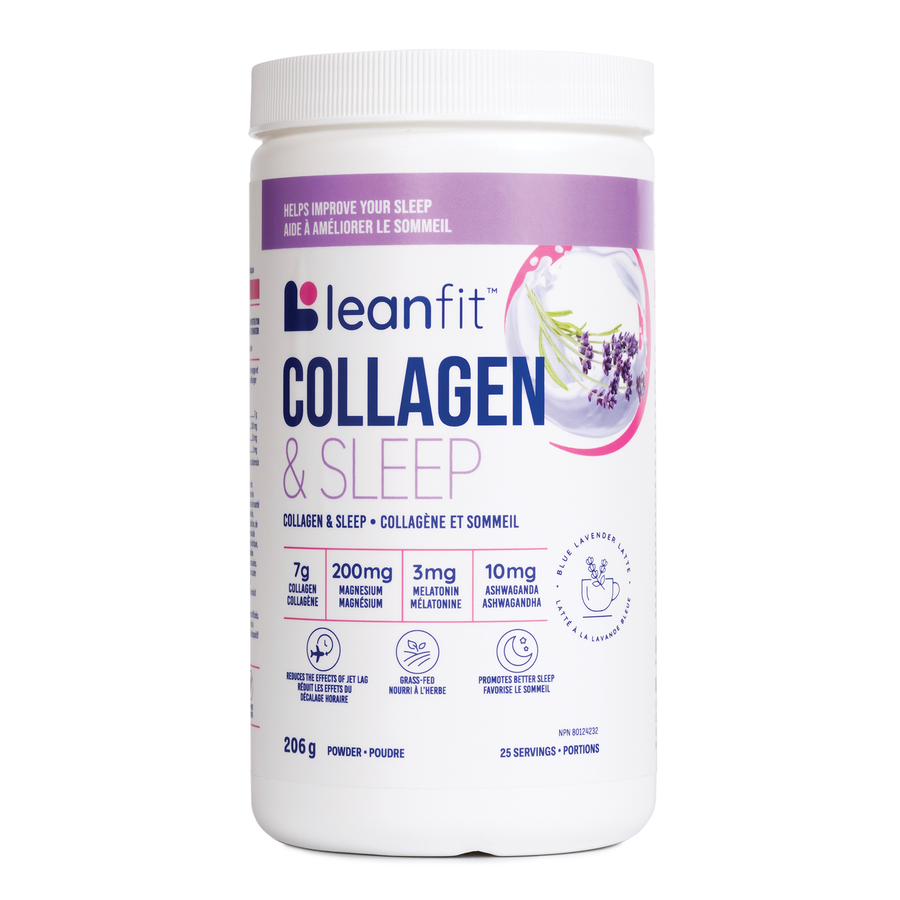LEANFIT Collagen & Sleep (Blue Lavender Latte - 206 gr)