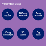 LEANFIT Collagen & Sleep (Blue Lavender Latte - 206 gr)