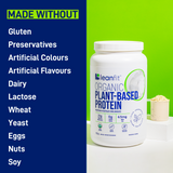 LEANFIT Organic Plant-Based Protein (Plain, Unsweetened - 715 gr)