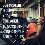 LEANFIT Protein Isolate & Marine Collagen (Chocolate Hazelnut - 880 gr)