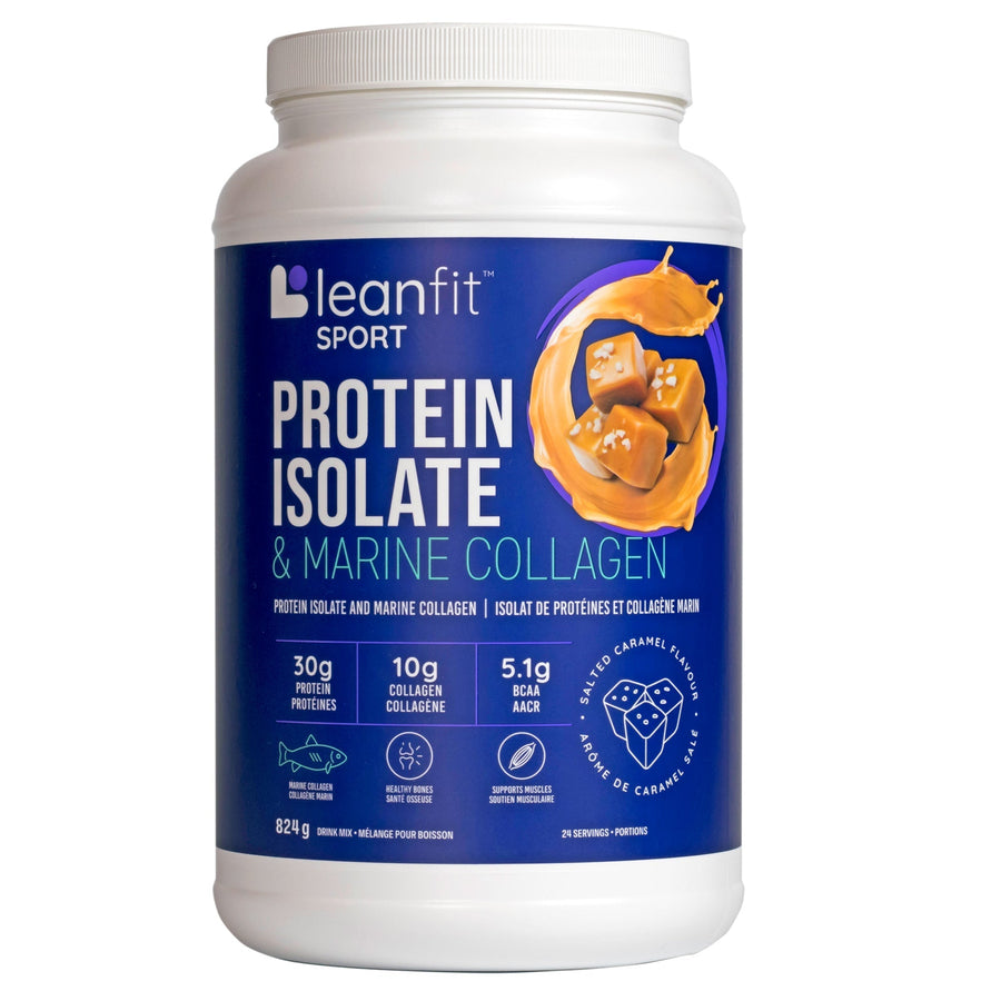 LEANFIT Protein Isolate & Marine Collagen (Salted Caramel - 824 gr)