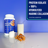 LEANFIT Protein Isolate & Marine Collagen (Salted Caramel - 824 gr)