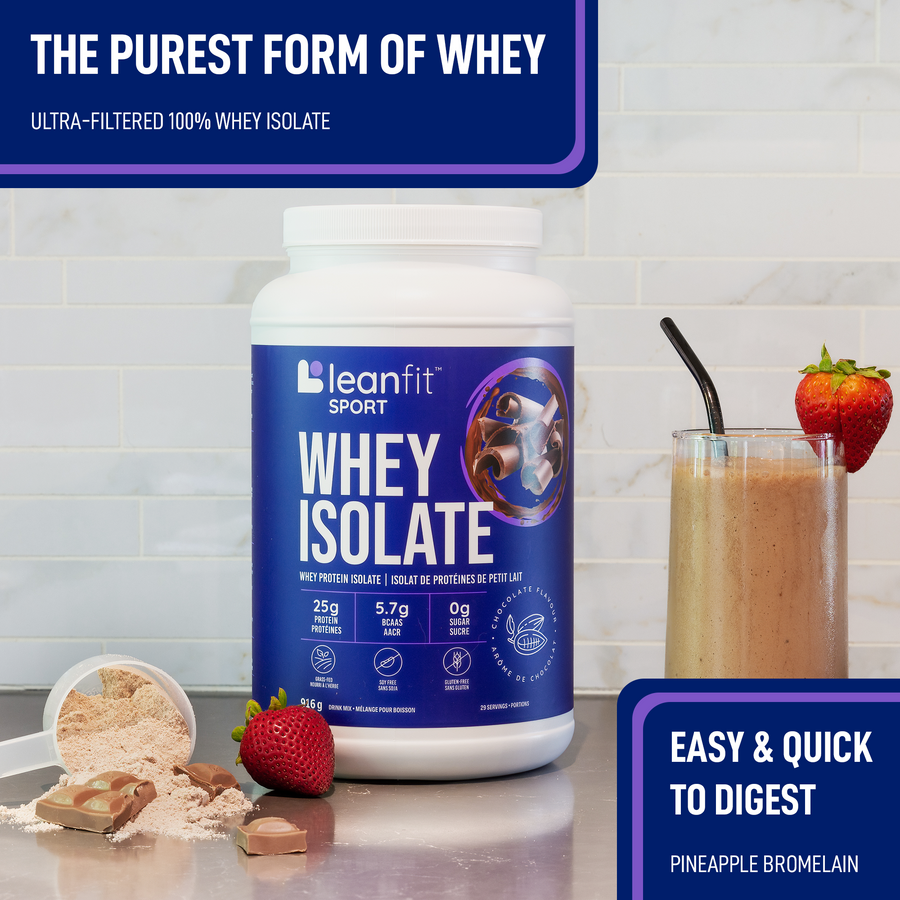 LEANFIT Whey Isolate (Chocolate - 916 gr)