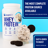 LEANFIT Whey Protein (Cookies & Cream - 851 gr)