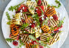 Grilled Pineapple, Watermelon, Peach, Apricot Salad with Cherry Vinaigrette