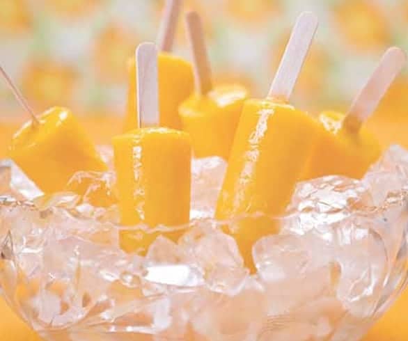 Mango & Orange Popsicles