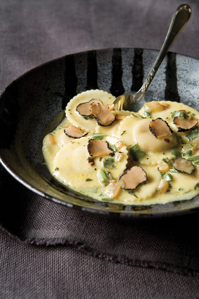 Squash Ravioli with Bleurre Blanc sauce - Viva Magazine