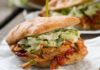 Barbecue Applesauce Pulled Pork Sandwich with Zucchini Slaw