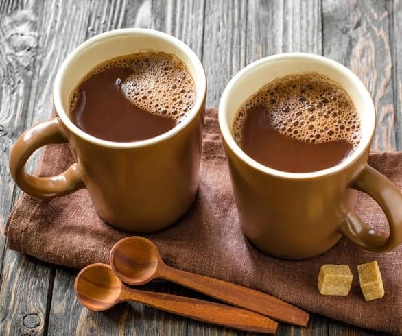 Cozy up with this chai tea hot cocoa