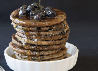 Blueberry Tofu Pancakes