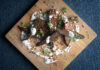 Roasted Rainbow Carrots with Creamy Herb Dressing & Pecans