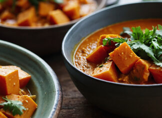 The Ultimate Comfort Food: Tomato & Sweet Potato Coconut Curry