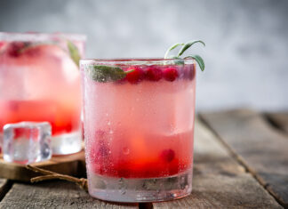 Smoked Cranberry Sage Sour